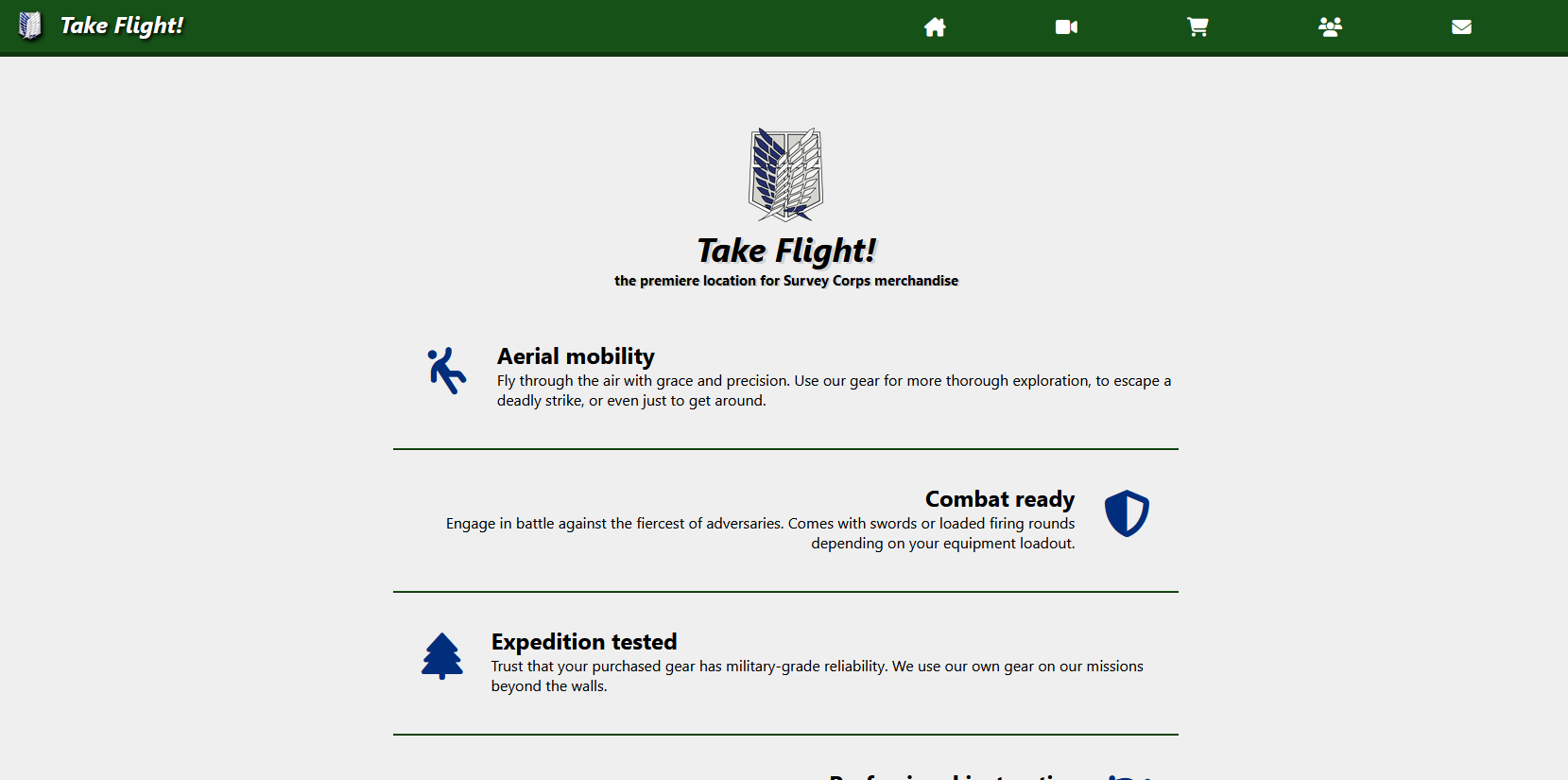 Thumbnail preview for Product Landing Page project